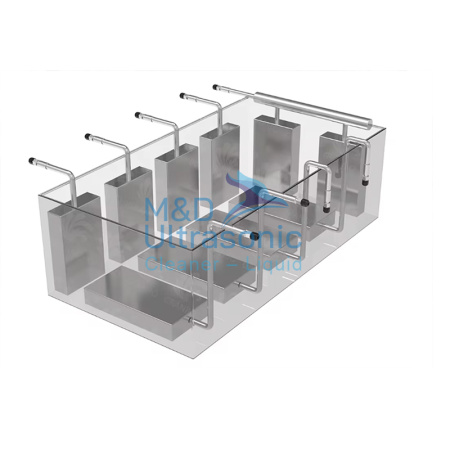 Cụm nhiều tấm rung ghép Module thiết kế cho bể cỡ lớn