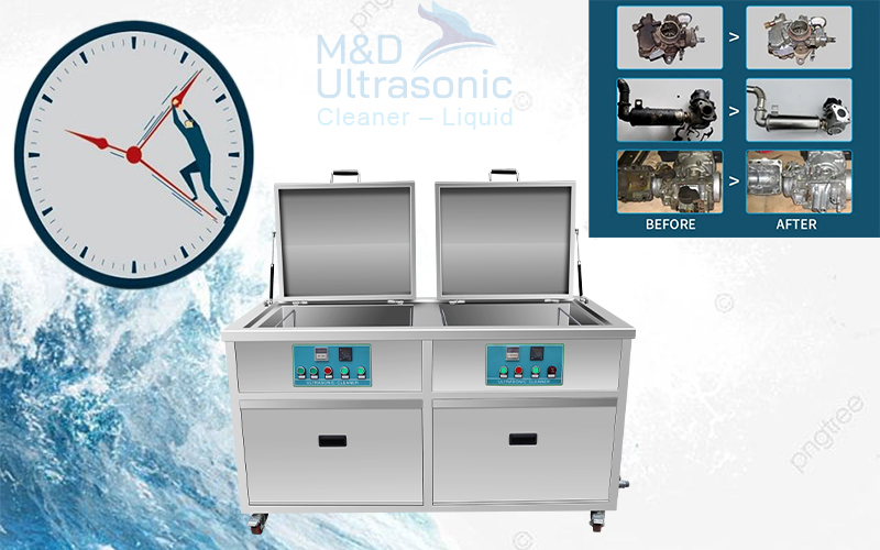 Thời gian làm sạch của máy rửa siêu âm thường diễn ra trong bao lâu