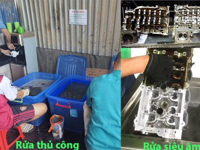 So sánh rửa siêu âm và thủ công