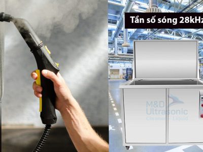 so sánh làm sạch bằng máy vệ sinh hơi nước và máy rửa siêu âm