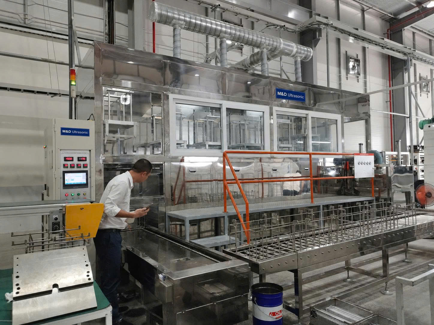 Hệ thống làm sạch siêu âm tự động đa chức năng
